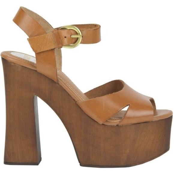 Windsor Smith Wooden Heel Sandals 6 - Picture 1 of 8
